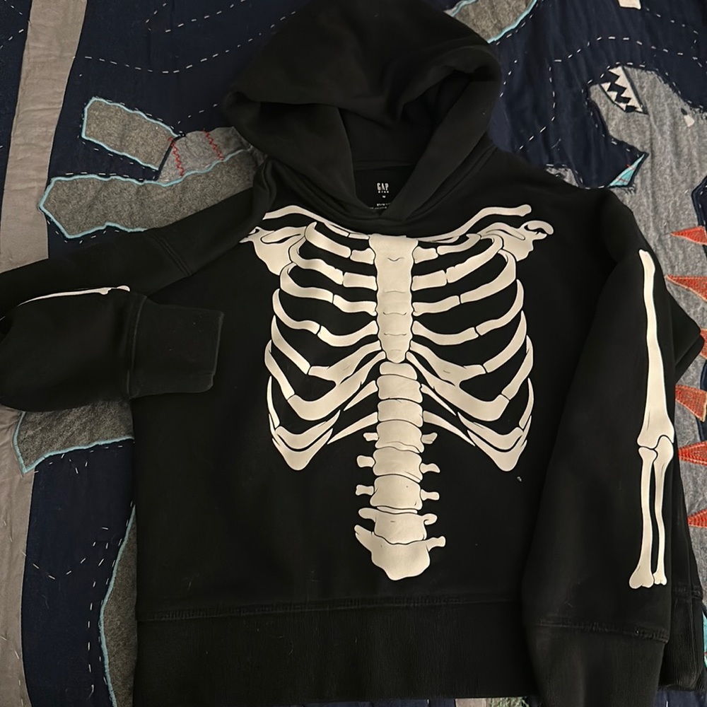 Gap Boys Halloween Glow-in-the-dark Hoodie Sweatshirt